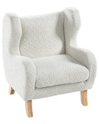 Kids Armchair FARUM Boucle Off-White
