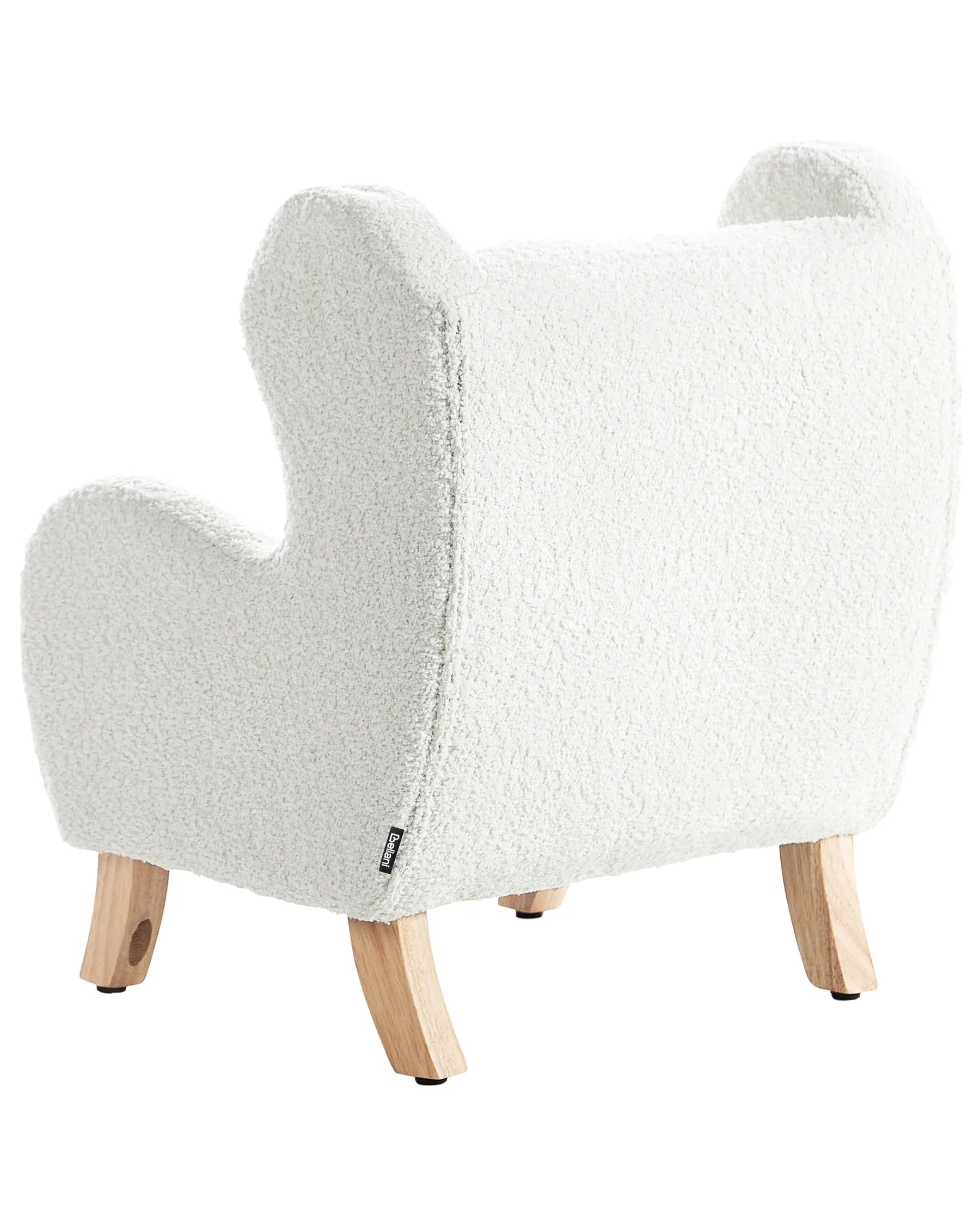 Kids Armchair FARUM Boucle Off-White