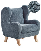 Kids Armchair FARUM Boucle Dark Blue