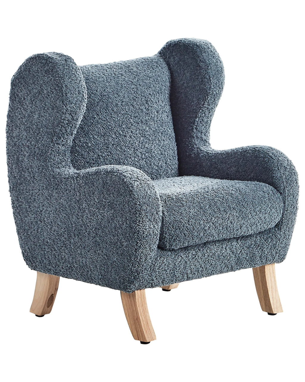 Kids Armchair FARUM Boucle Dark Blue