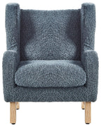 Kids Armchair FARUM Boucle Dark Blue