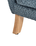 Kids Armchair FARUM Boucle Dark Blue