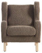 Kids Armchair FARUM Boucle Brown