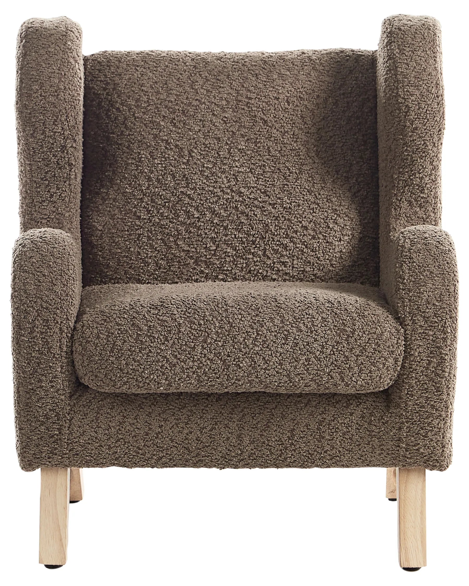 Kids Armchair FARUM Boucle Brown
