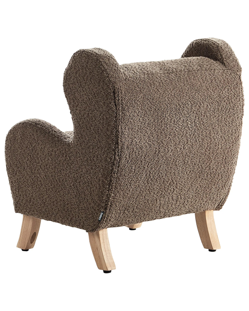 Kids Armchair FARUM Boucle Brown