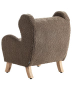 Kids Armchair FARUM Boucle Brown