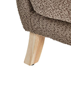 Kids Armchair FARUM Boucle Brown