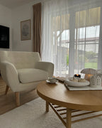 Armchair MOTALA Fabric Light Beige