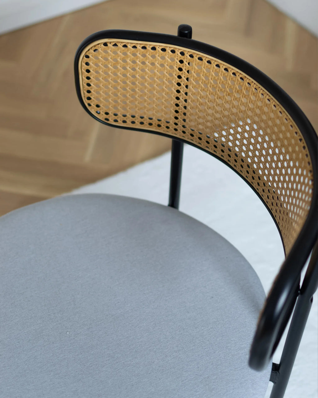 Set of 2 Dining Chairs ANDOVER Metal Black