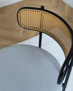 Set of 2 Dining Chairs ANDOVER Metal Black