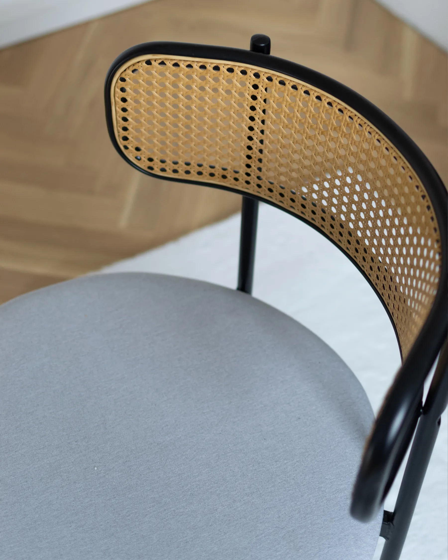 Set of 2 Dining Chairs ANDOVER Metal Black