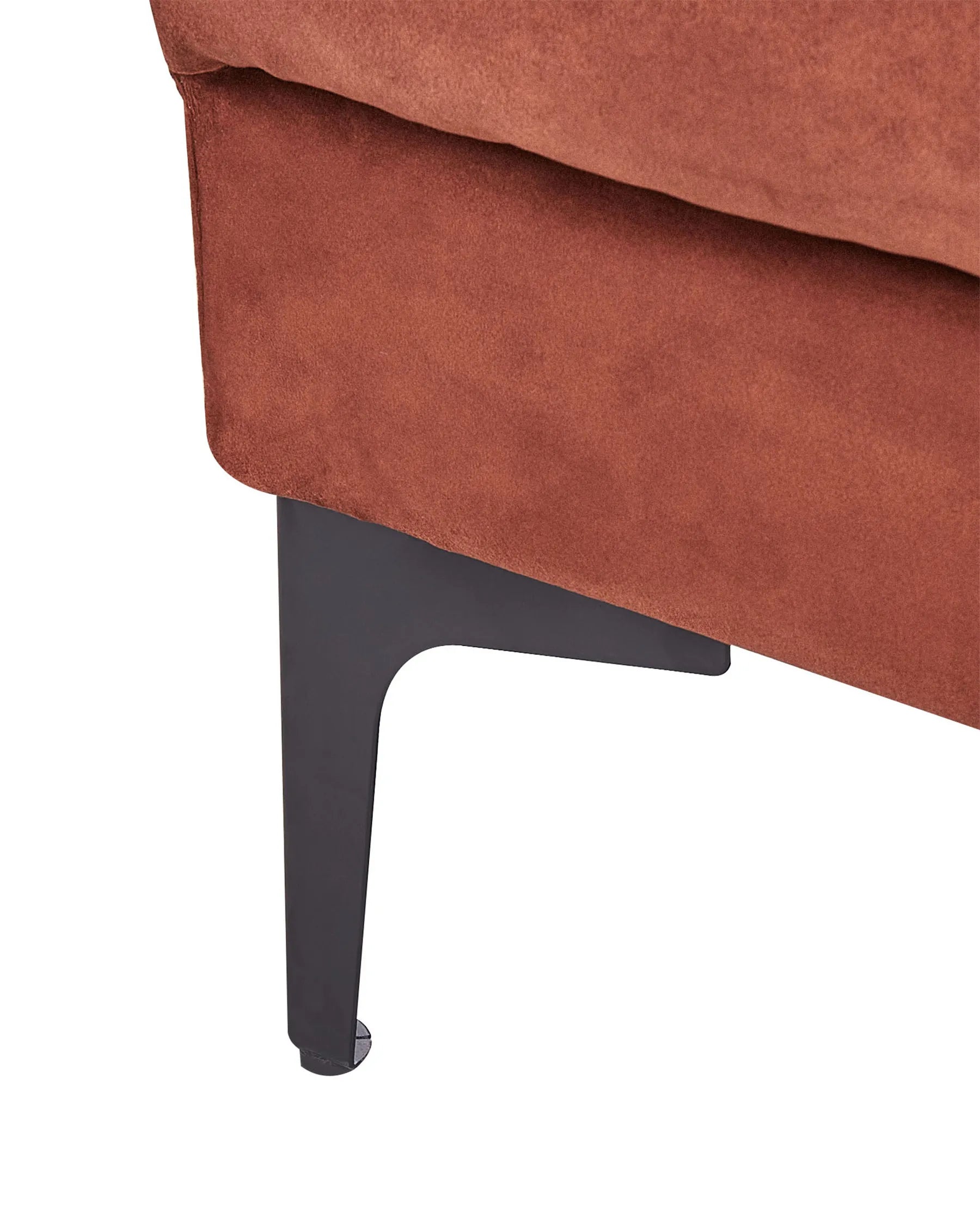 Armchair ALNES Velvet Light Red