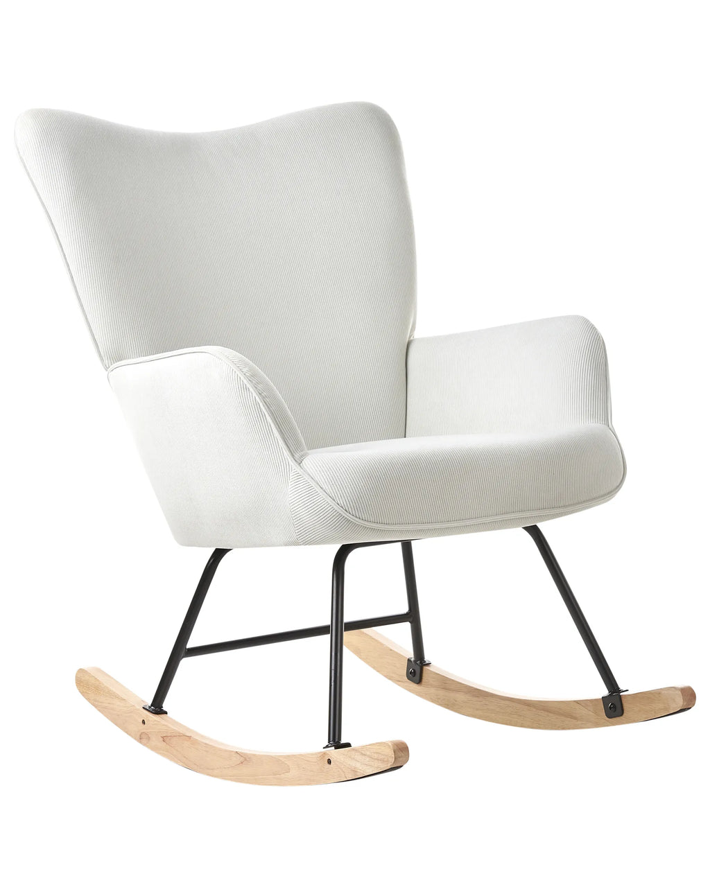 Rocking Chair ARSET Corduroy Off-White