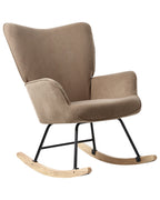 Rocking Chair ARSET Corduroy Taupe