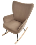 Rocking Chair ARSET Corduroy Taupe
