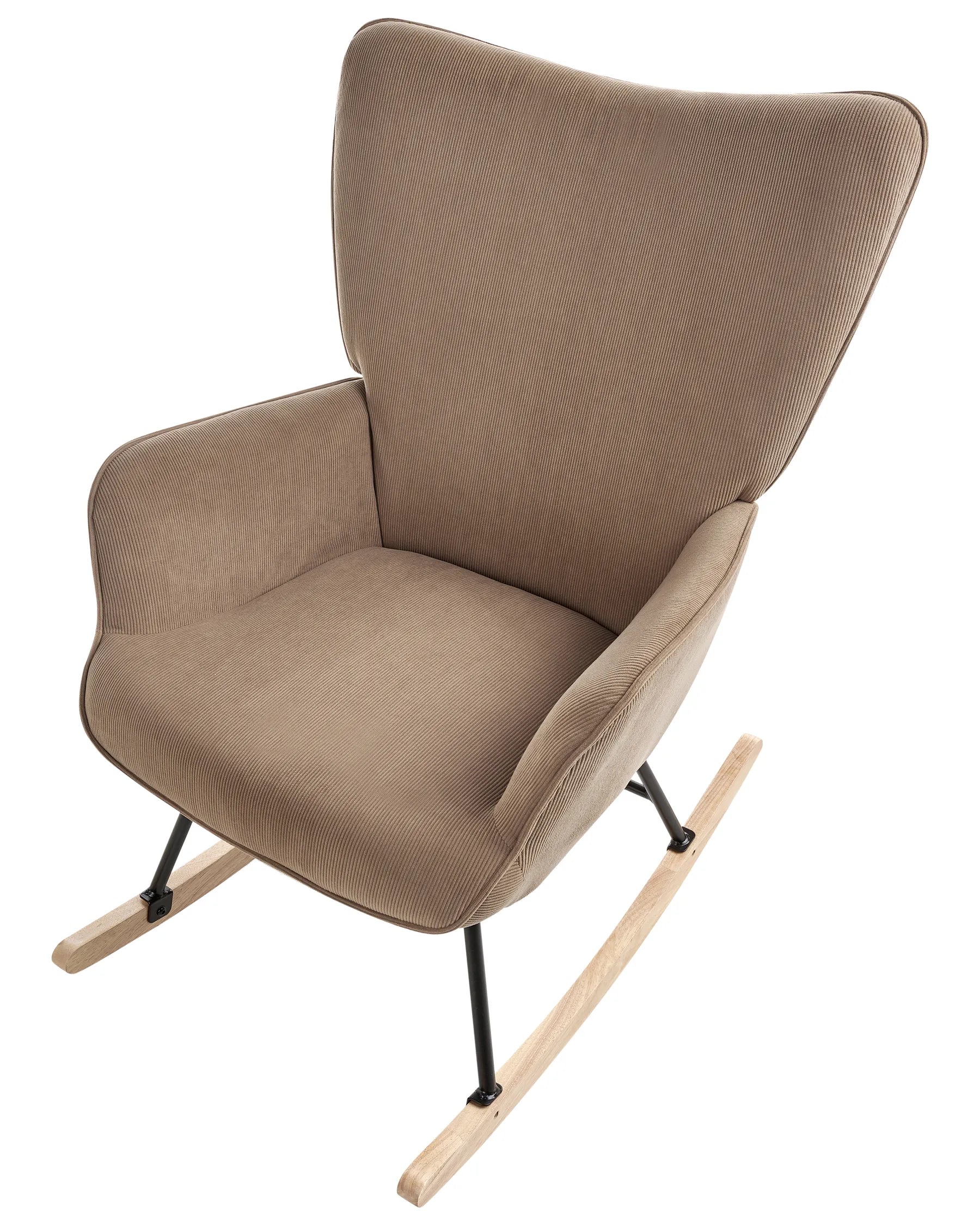 Rocking Chair ARSET Corduroy Taupe