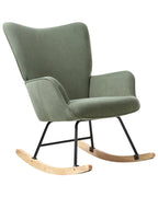 Rocking Chair ARSET Corduroy Dark Green