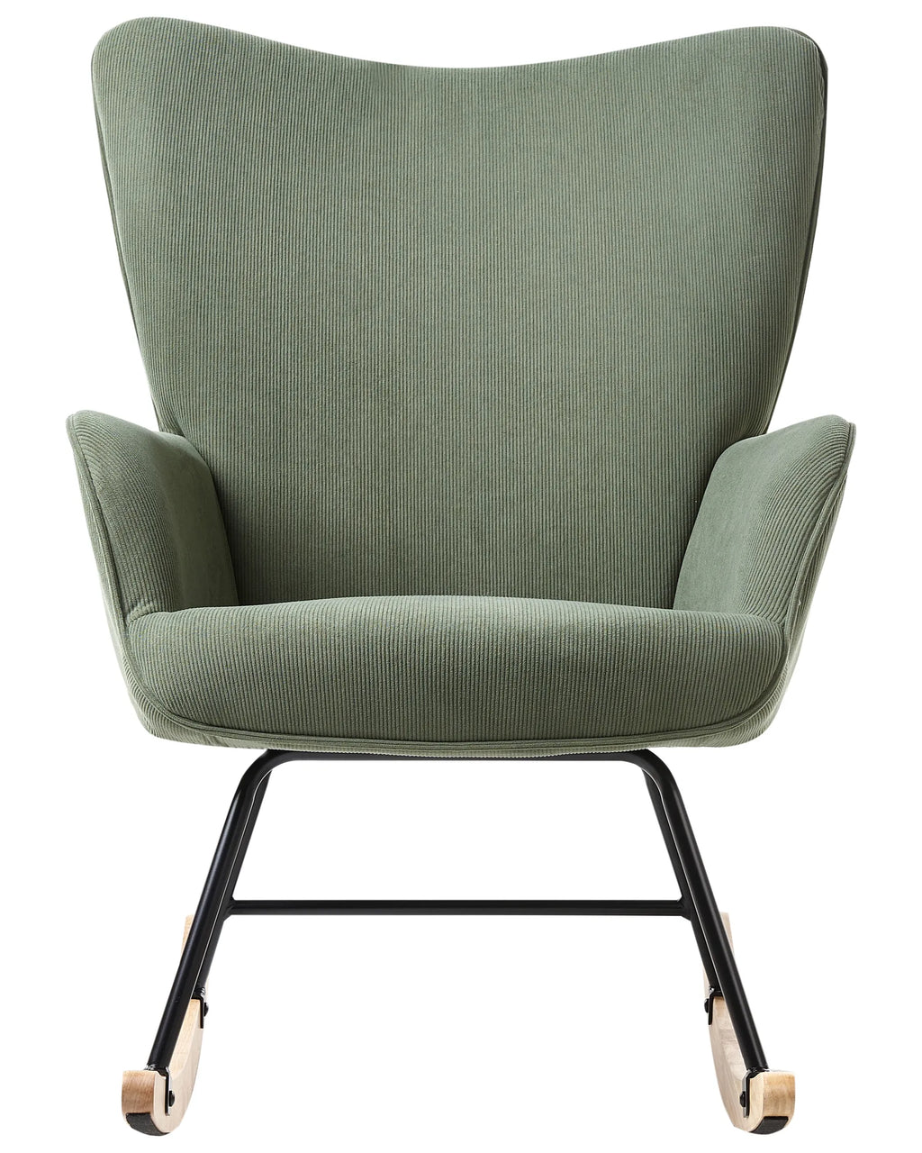 Rocking Chair ARSET Corduroy Dark Green