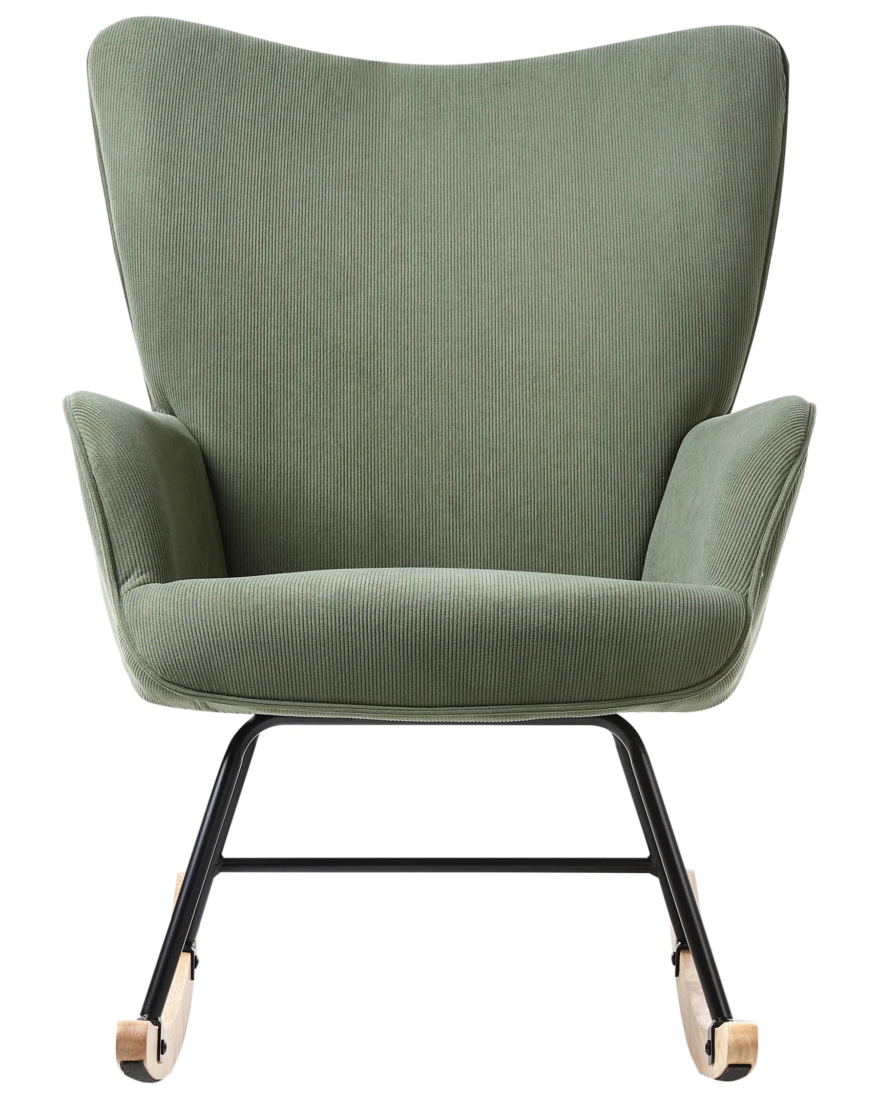 Rocking Chair ARSET Corduroy Dark Green