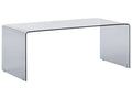 Coffee Table KENDALL Tempered Glass Black