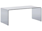 Coffee Table KENDALL Tempered Glass Black