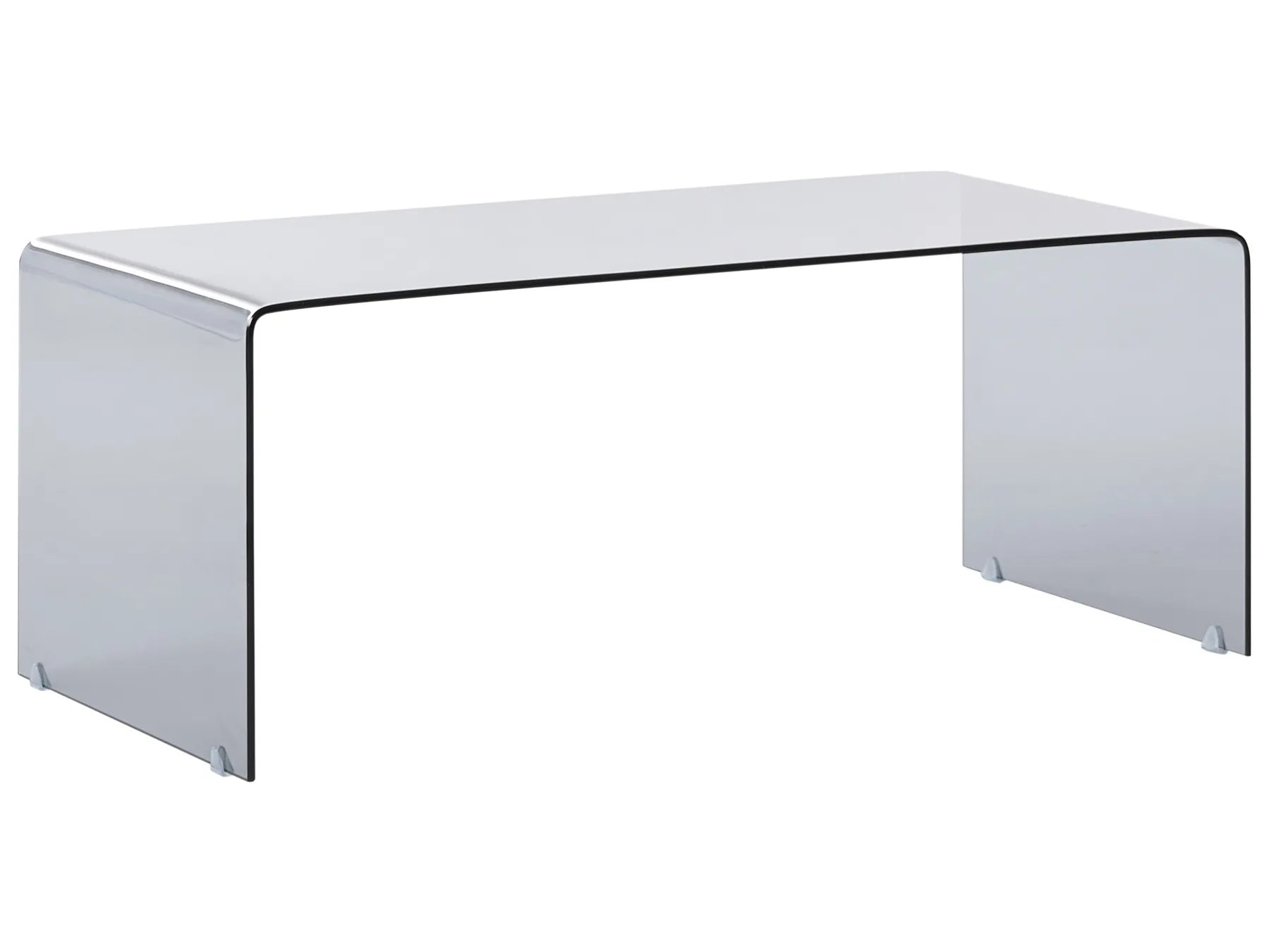 Coffee Table KENDALL Tempered Glass Black