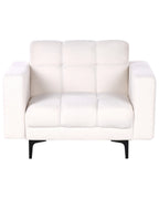 Armchair ALNES Boucle White