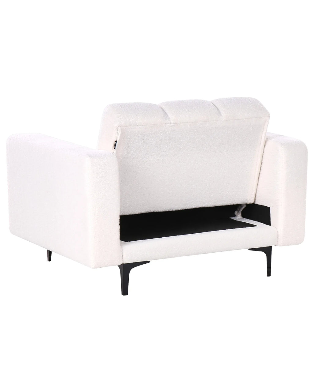 Armchair ALNES Boucle White