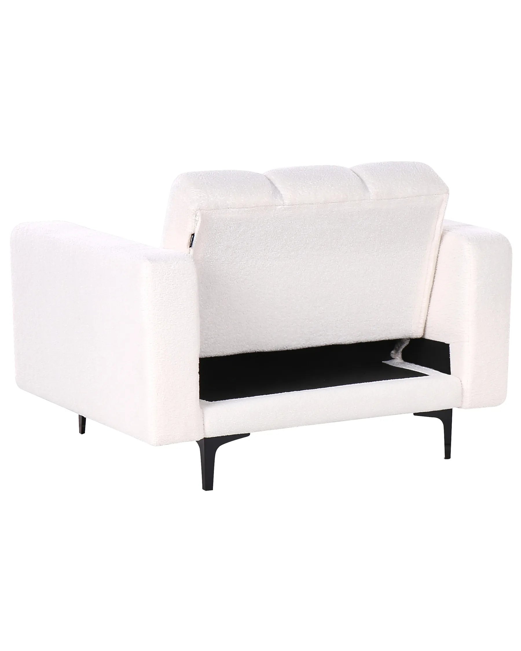Armchair ALNES Boucle White