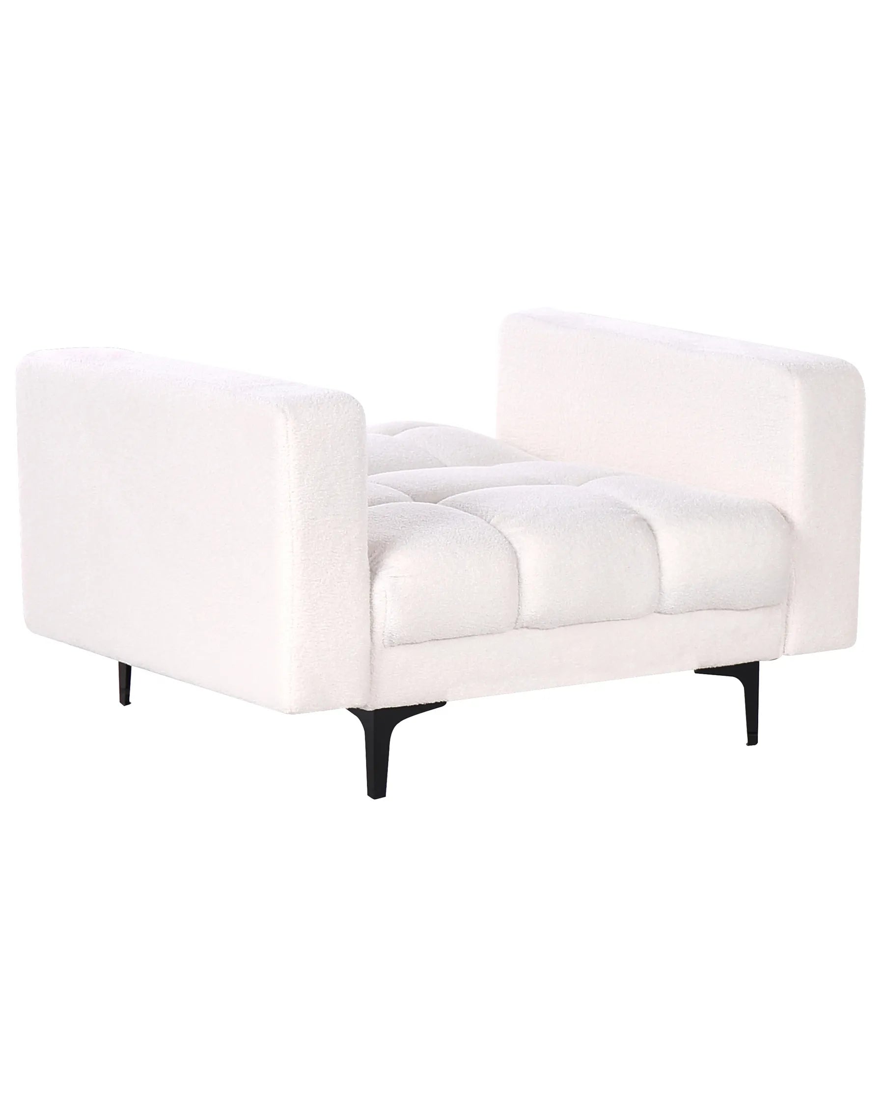 Armchair ALNES Boucle White