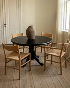 Dining Table AKRON Black 120 cm 120 cm