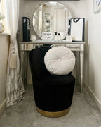 Armchair ALBY Velvet Black