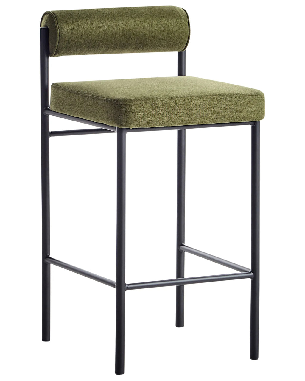 Set of 2 Bar Chairs AMAYA Green