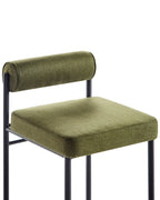 Set of 2 Bar Chairs AMAYA Green