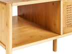Coffee Table SURREY Bamboo Natural with Storage