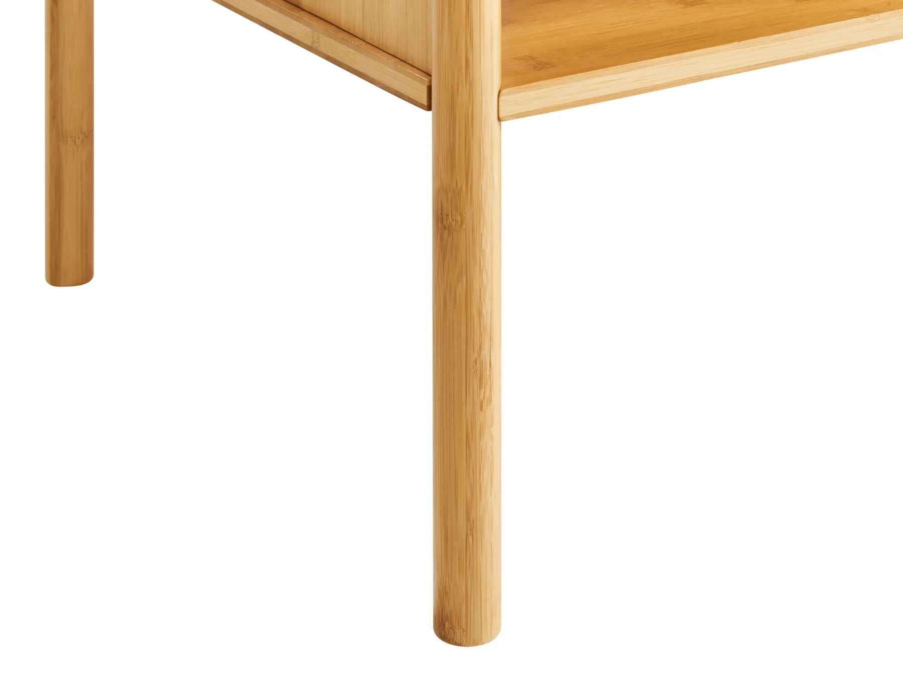 Coffee Table SURREY Bamboo Natural with Storage