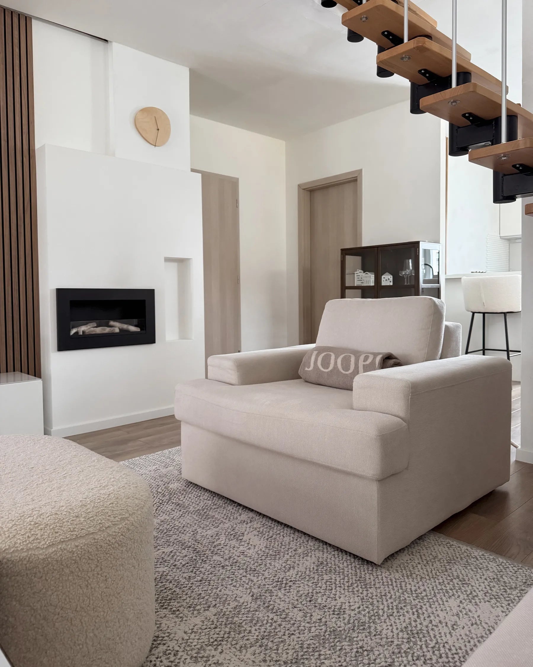 Armchair ALLA Fabric Light Beige