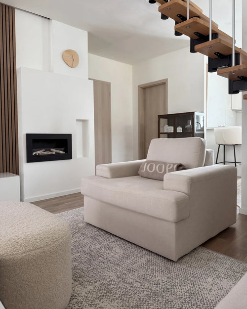 Armchair ALLA Fabric Light Beige