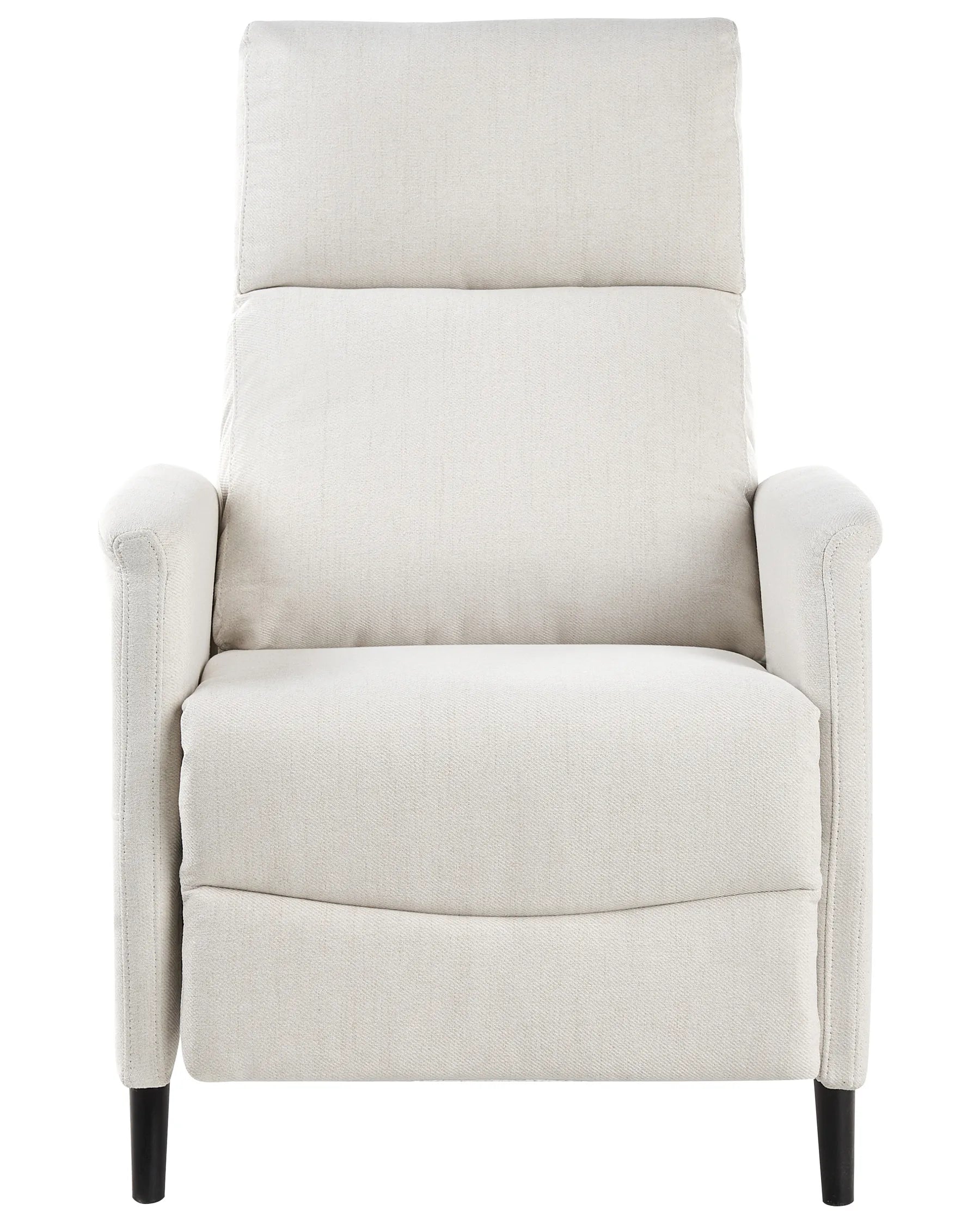 Recliner Chair SELVIK with Footrest Fabric Off-White