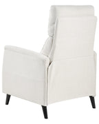 Recliner Chair SELVIK with Footrest Fabric Off-White