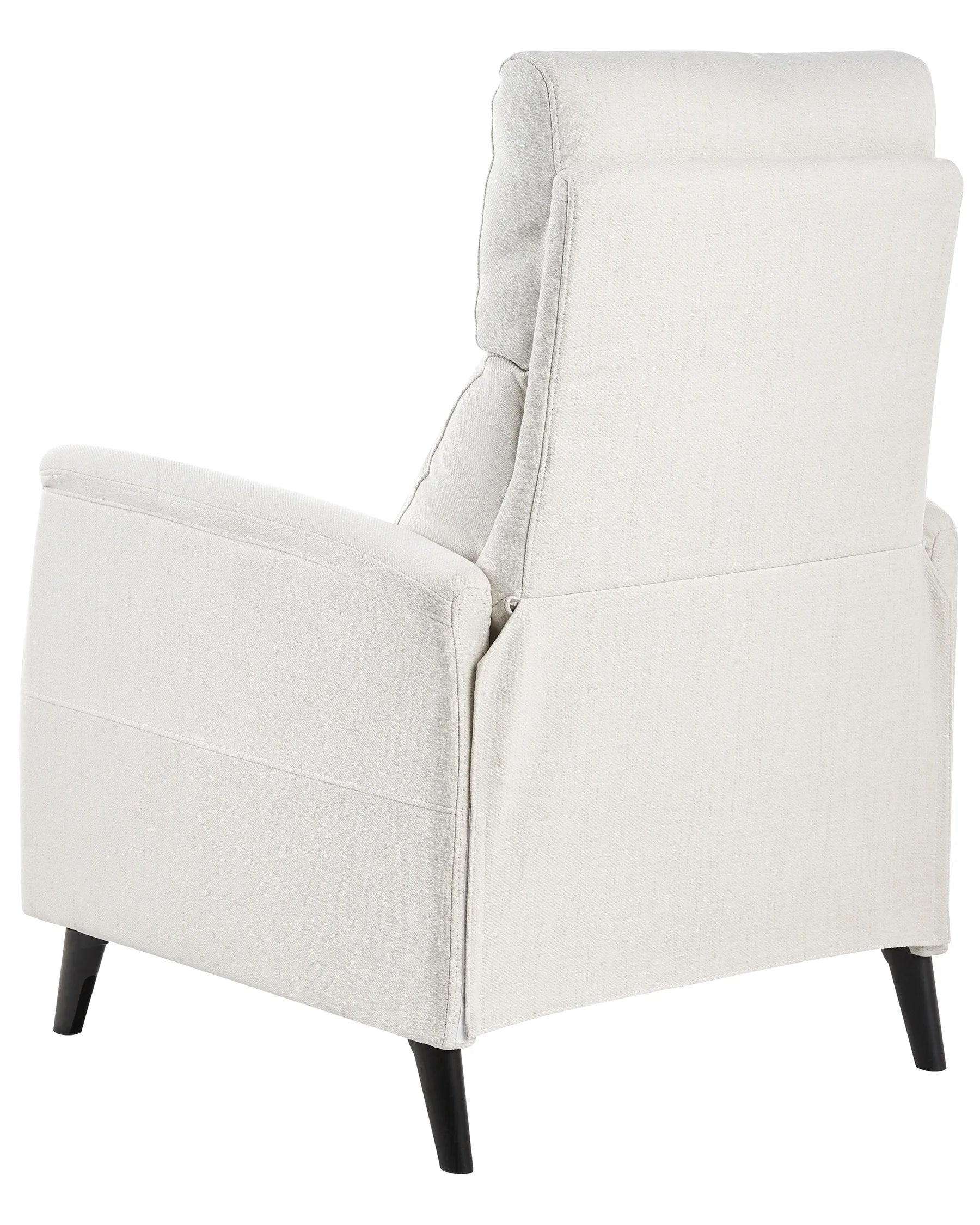 Recliner Chair SELVIK with Footrest Fabric Off-White