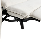 Recliner Chair SELVIK with Footrest Fabric Off-White