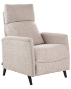Recliner Chair SELVIK with Footrest Fabric Beige