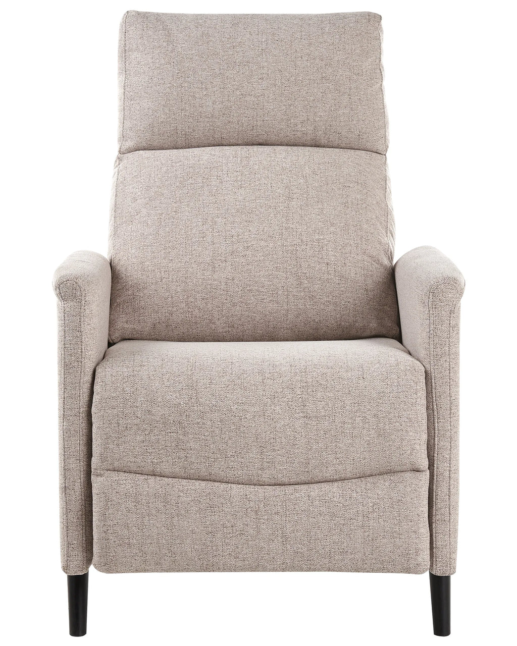 Recliner Chair SELVIK with Footrest Fabric Beige
