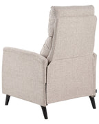 Recliner Chair SELVIK with Footrest Fabric Beige
