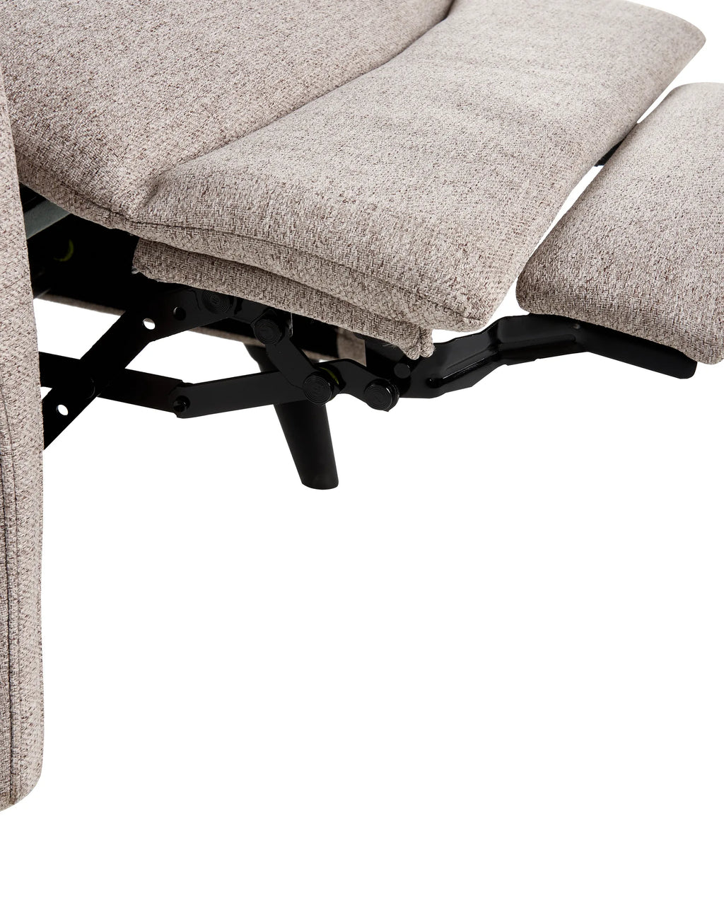 Recliner Chair SELVIK with Footrest Fabric Beige