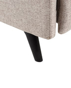 Recliner Chair SELVIK with Footrest Fabric Beige