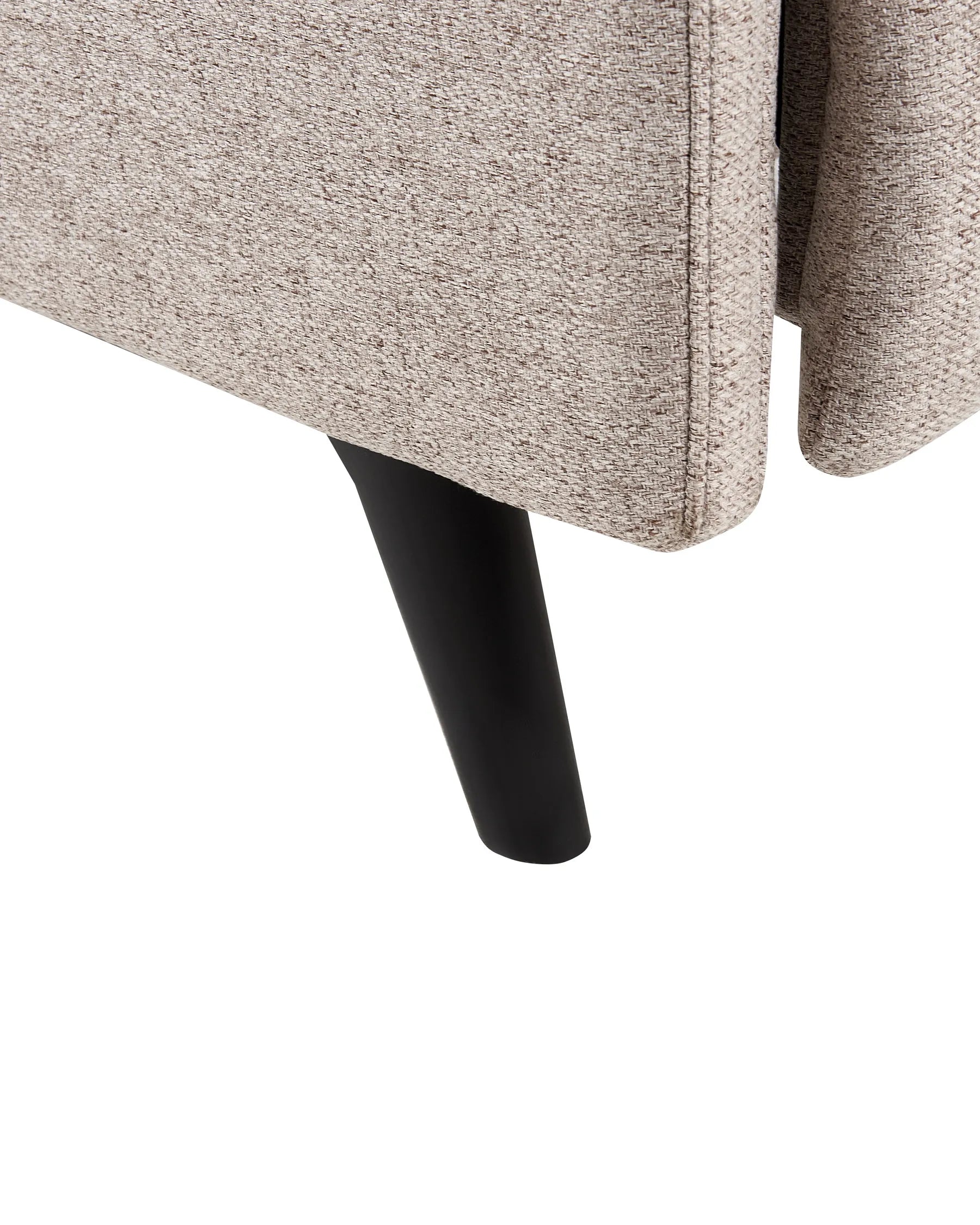 Recliner Chair SELVIK with Footrest Fabric Beige