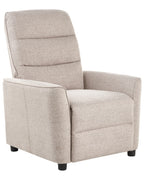 Recliner Chair SANDE with Footrest Fabric Beige