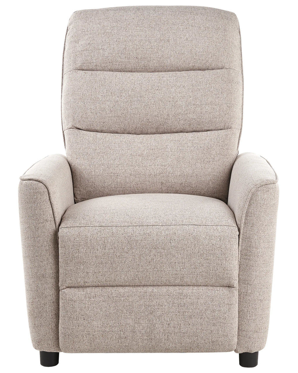 Recliner Chair SANDE with Footrest Fabric Beige